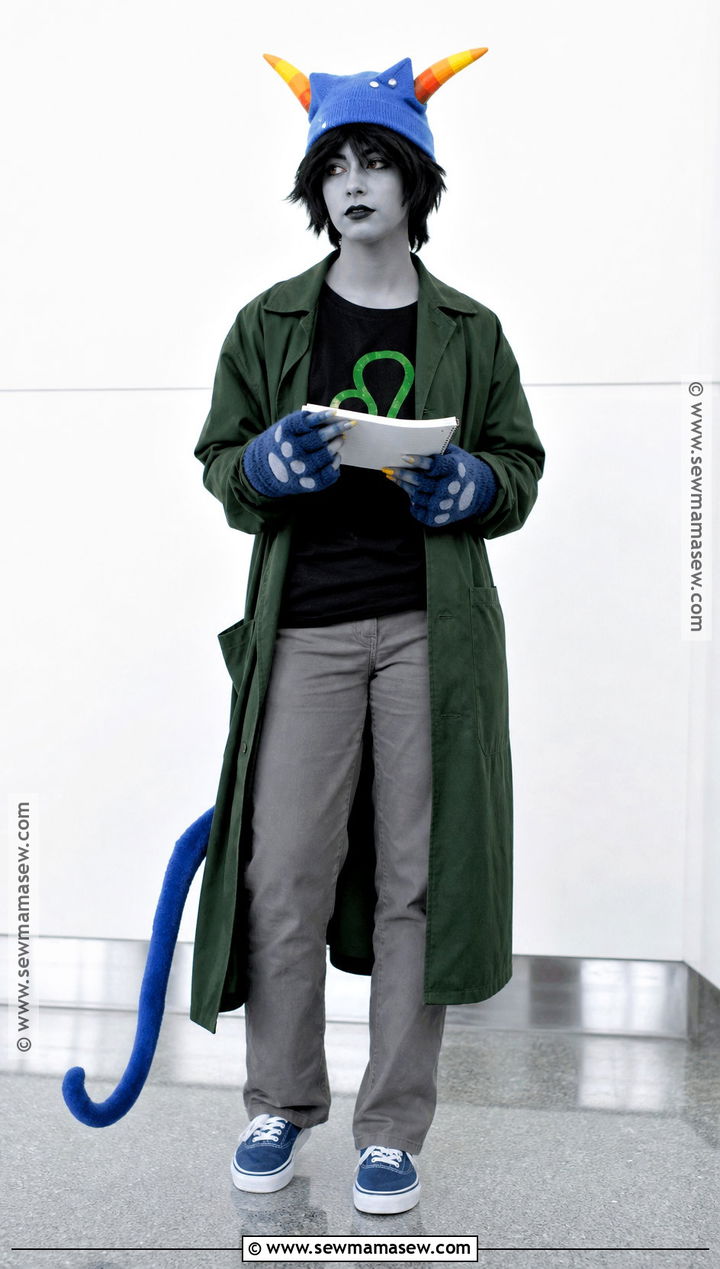 Classic Nepeta Cosplay With Green Coat - 30 Nepeta Cosplay Ideas