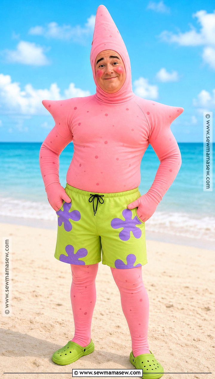 Classic Patrick Star Costume - 35 spongebob halloween costumes