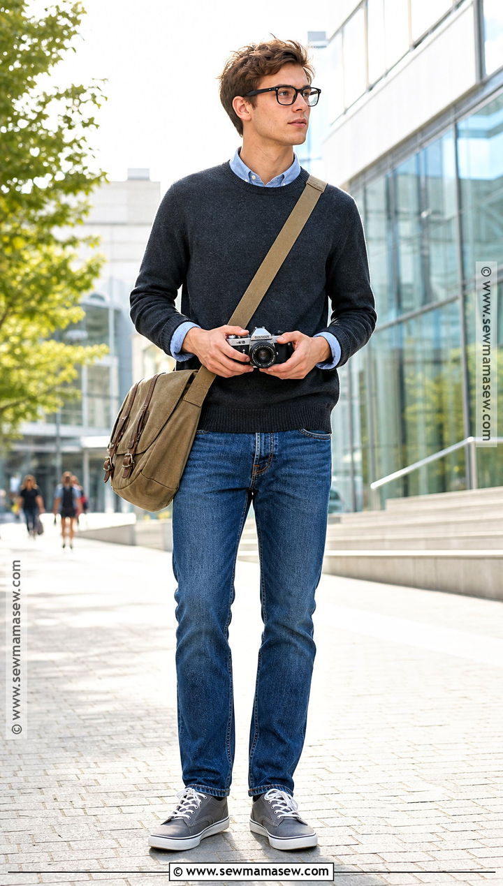 Classic Peter Parker Costume With Camera - 30 peter parker costume ideas