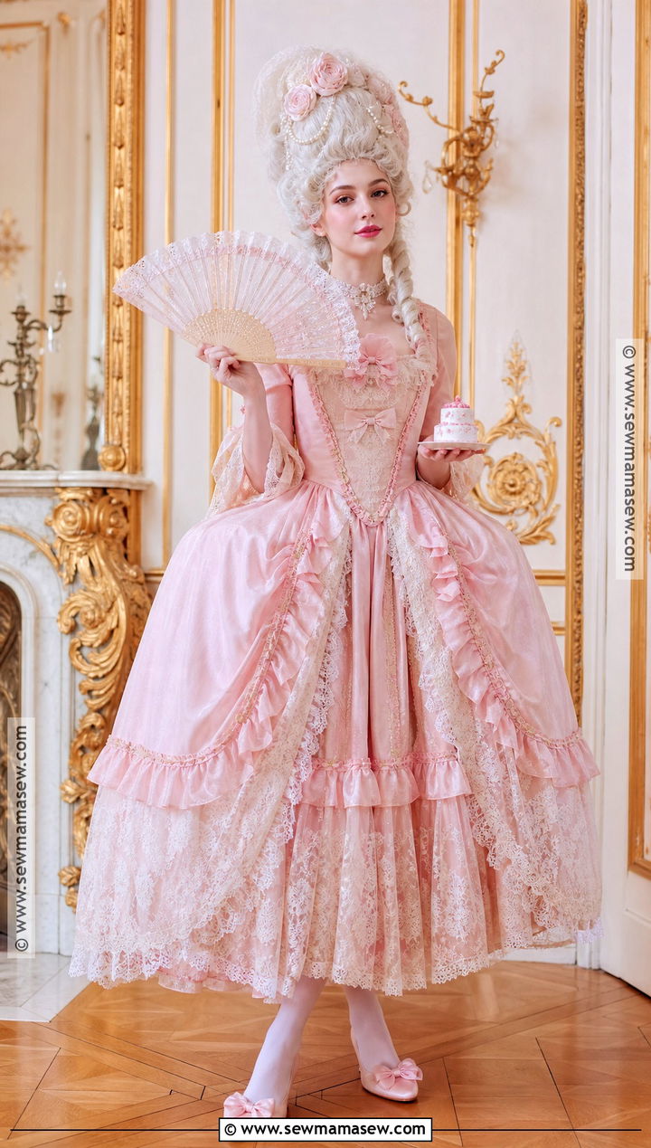 Classic Pink Marie Antoinette Costume - 35 marie antoinette costume halloween ideas