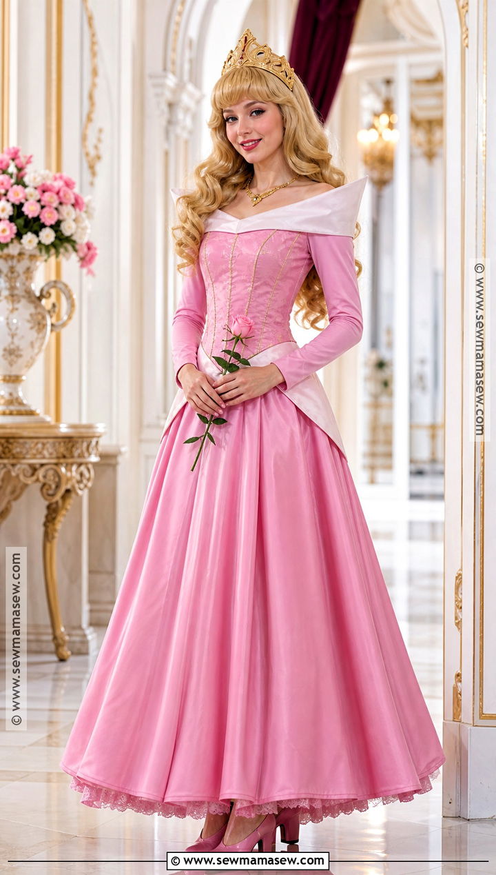 Classic Pink Princess Aurora Costume - 35 Princess Aurora Costume Ideas