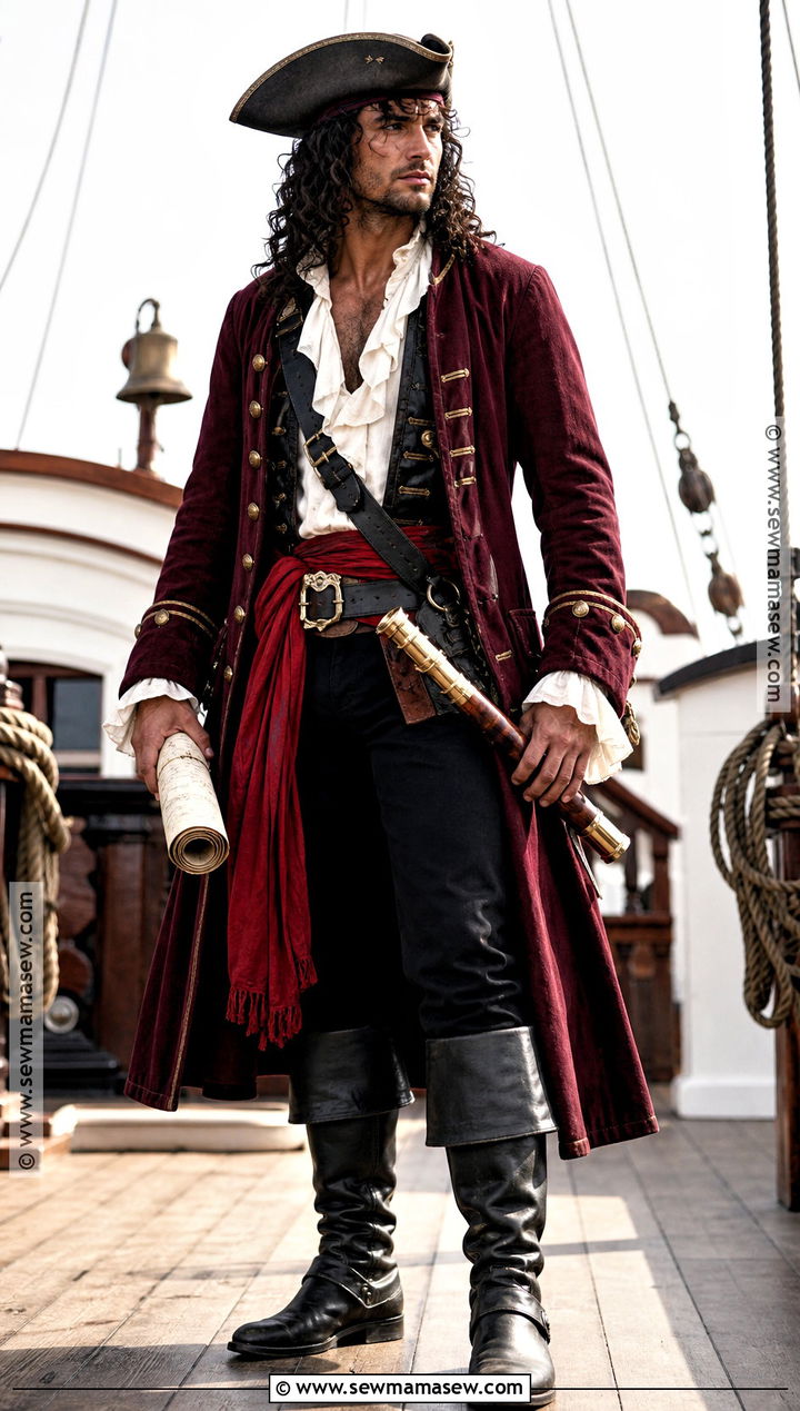 Classic Pirate Captain Costume - 35 pirate costumes