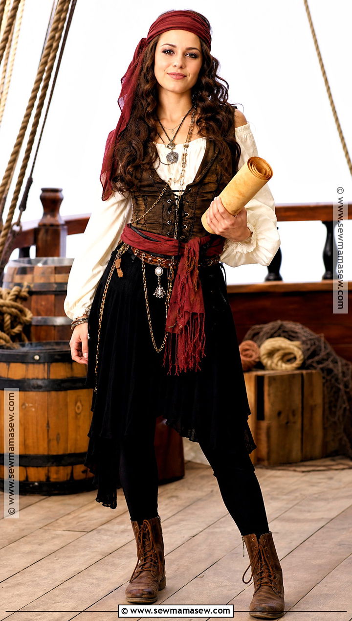 Classic Pirate Costume - 35 homemade costume ideas for women