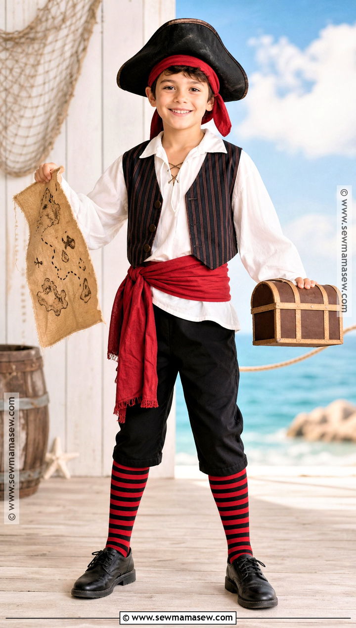 Classic Pirate Costume - 40 halloween costumes for boys