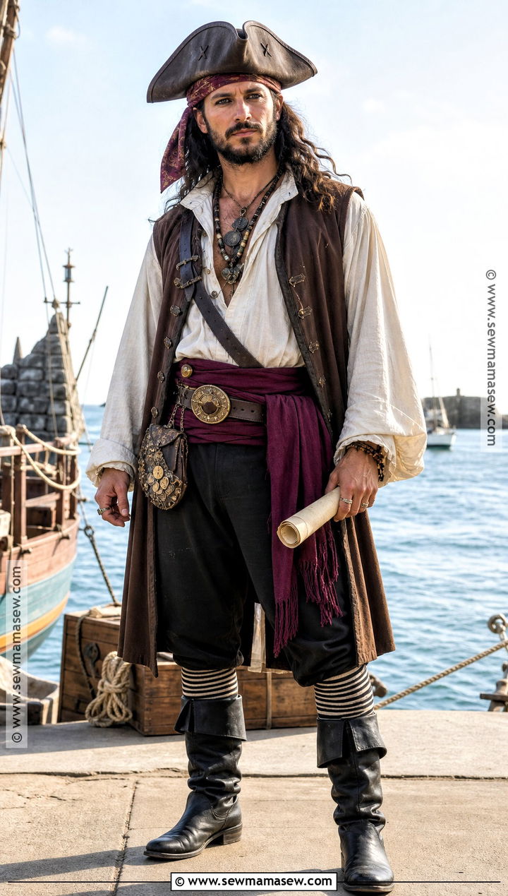 Classic Pirate Costume - 35 Halloween Costume Ideas for Men