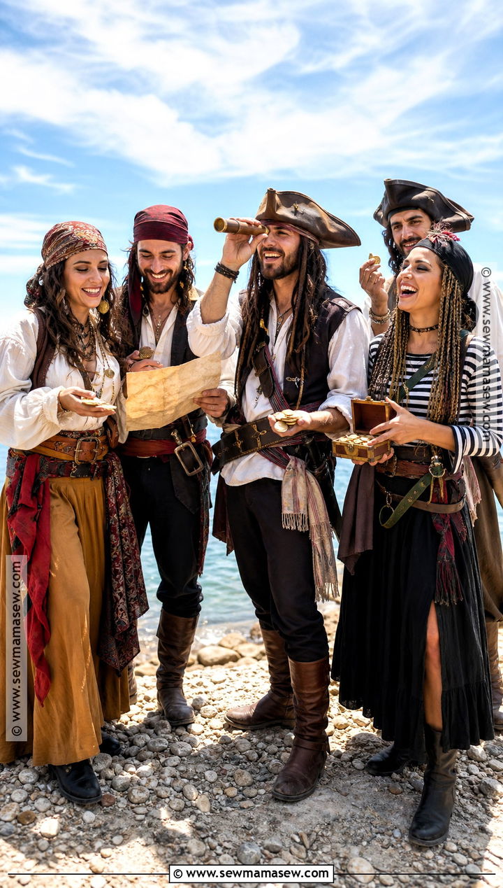 Classic Pirate Crew Costume - 35 easy group costumes