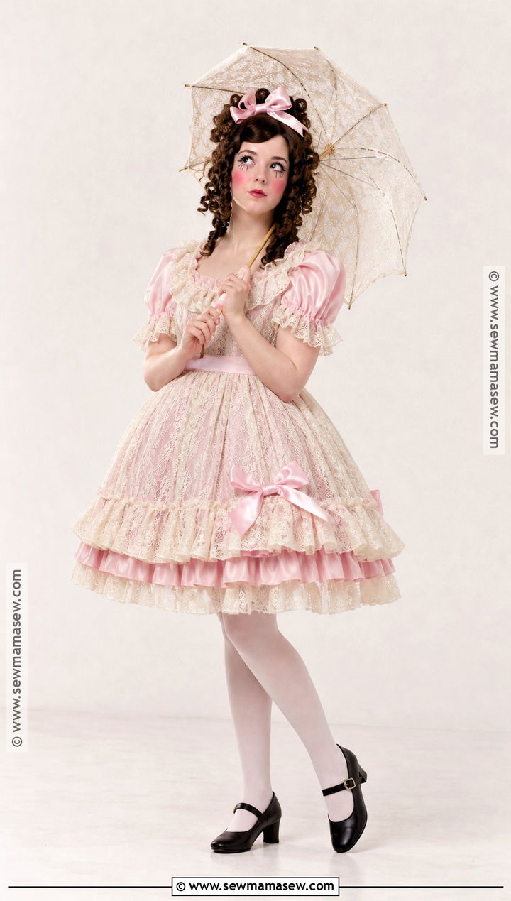 Classic Porcelain Doll Costume - 40 doll costume ideas