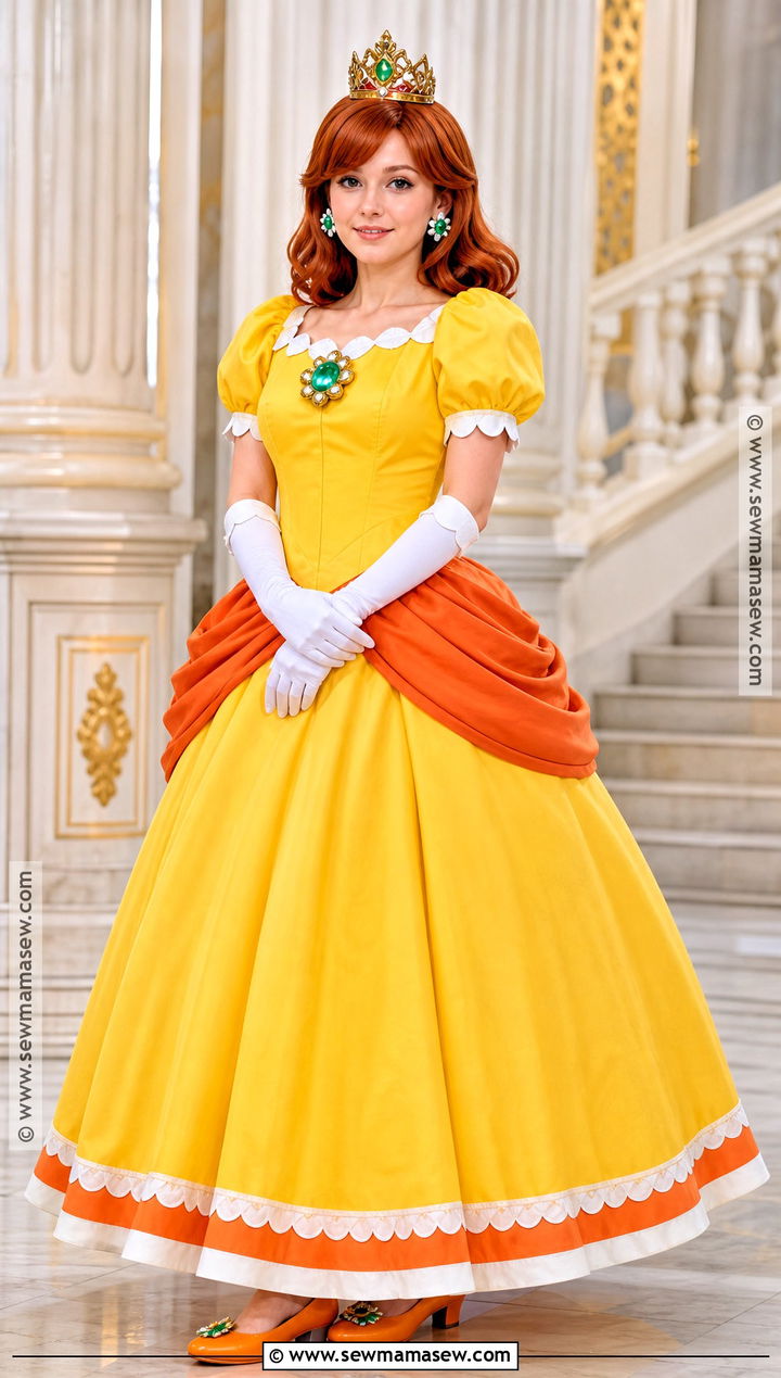 Classic Princess Daisy Costume - 30 daisy mario costume ideas