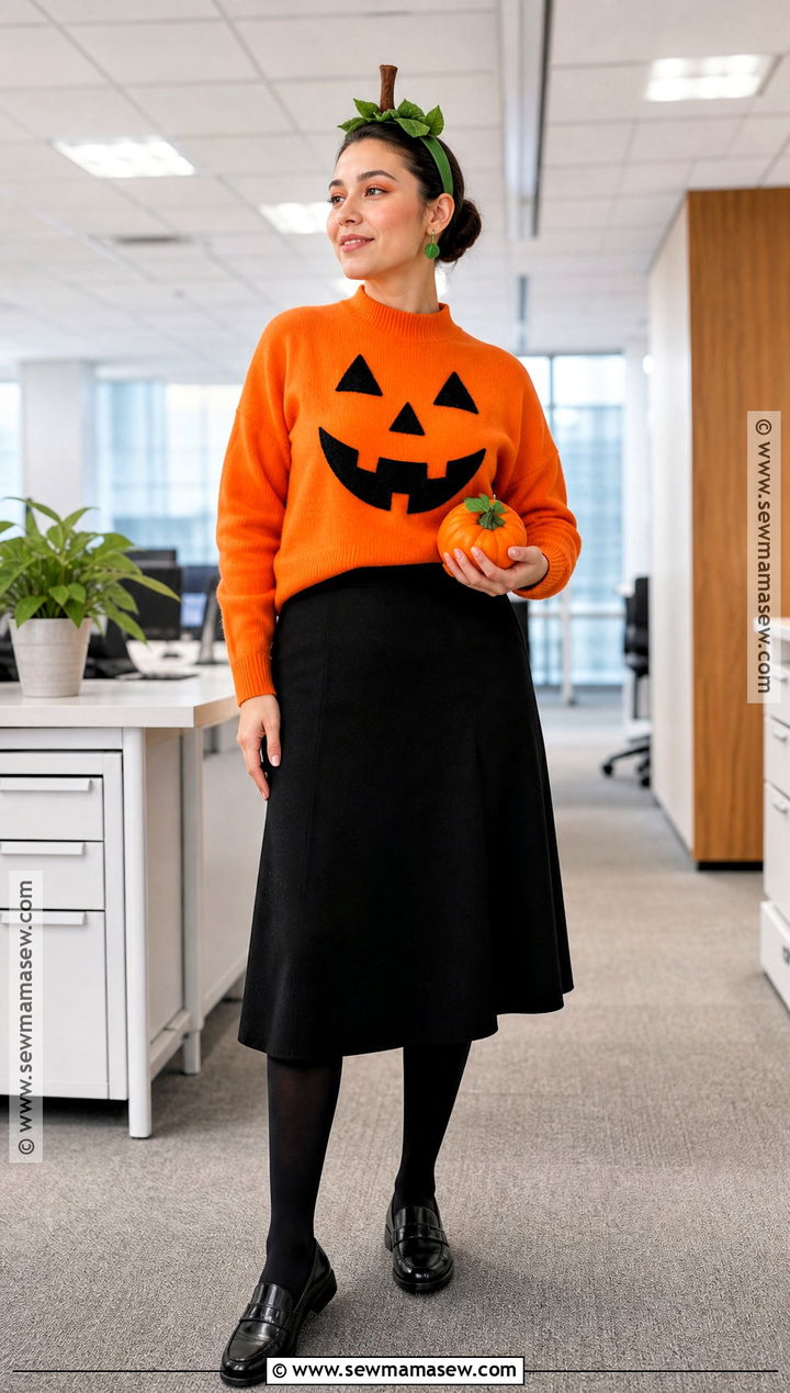 Classic Pumpkin Work Costume - 30 Halloween Costumes For Work Appropriate