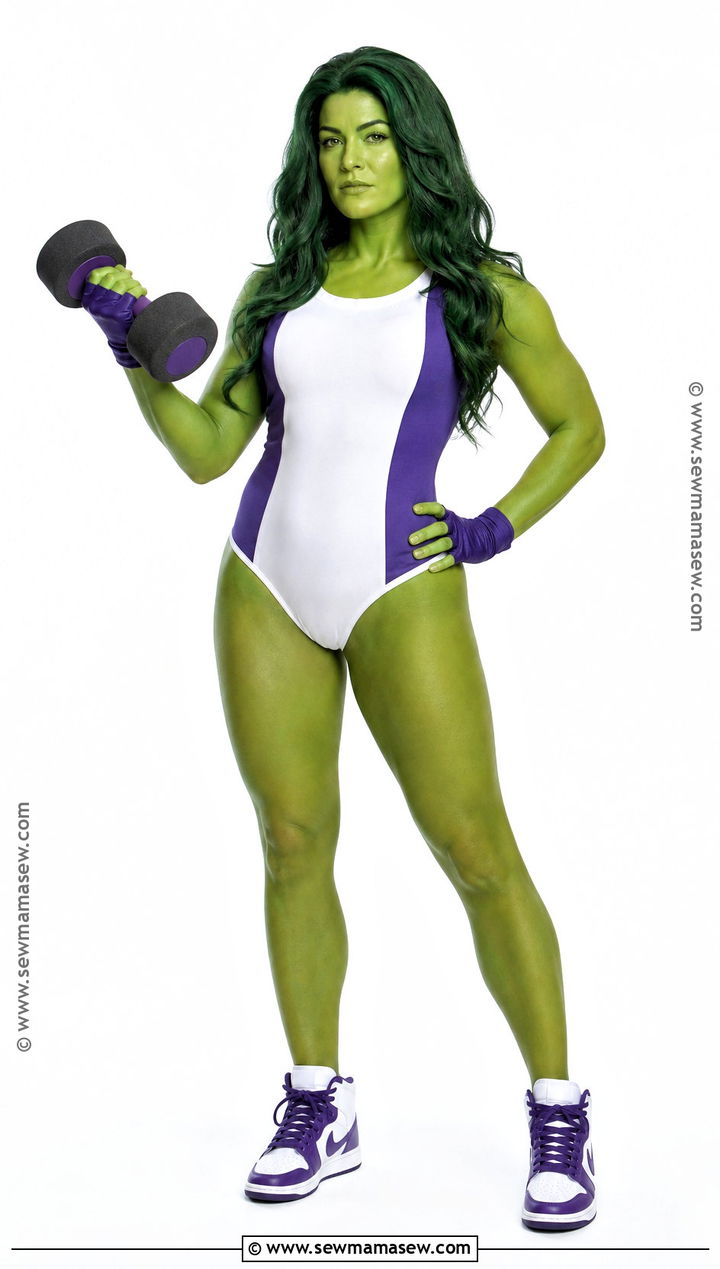 Classic Purple And White She Hulk Costume - 30 she hulk costume ideas
