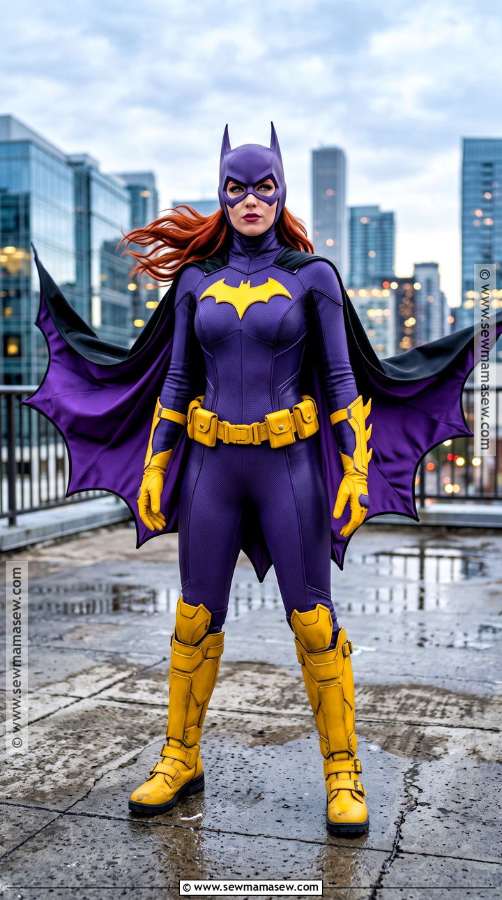 Classic Purple Batgirl Costume - 30 batman female costume ideas