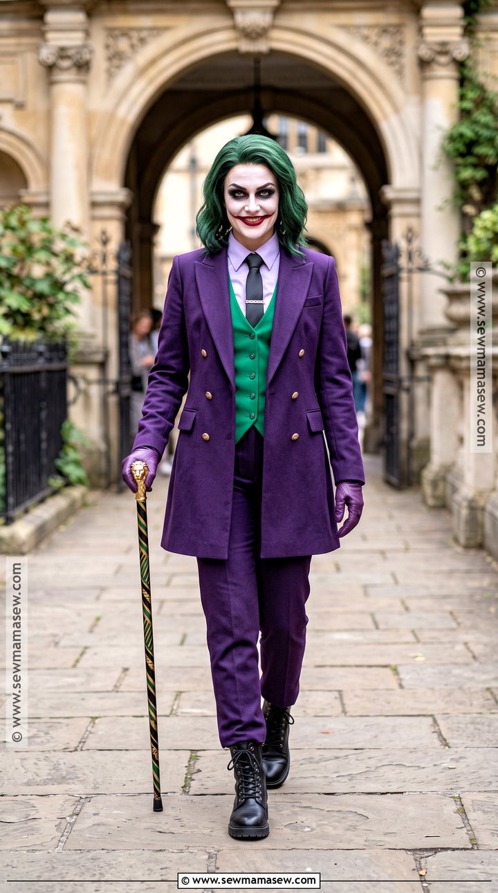 Classic Purple Lady Joker Costume - 35 lady joker costume ideas