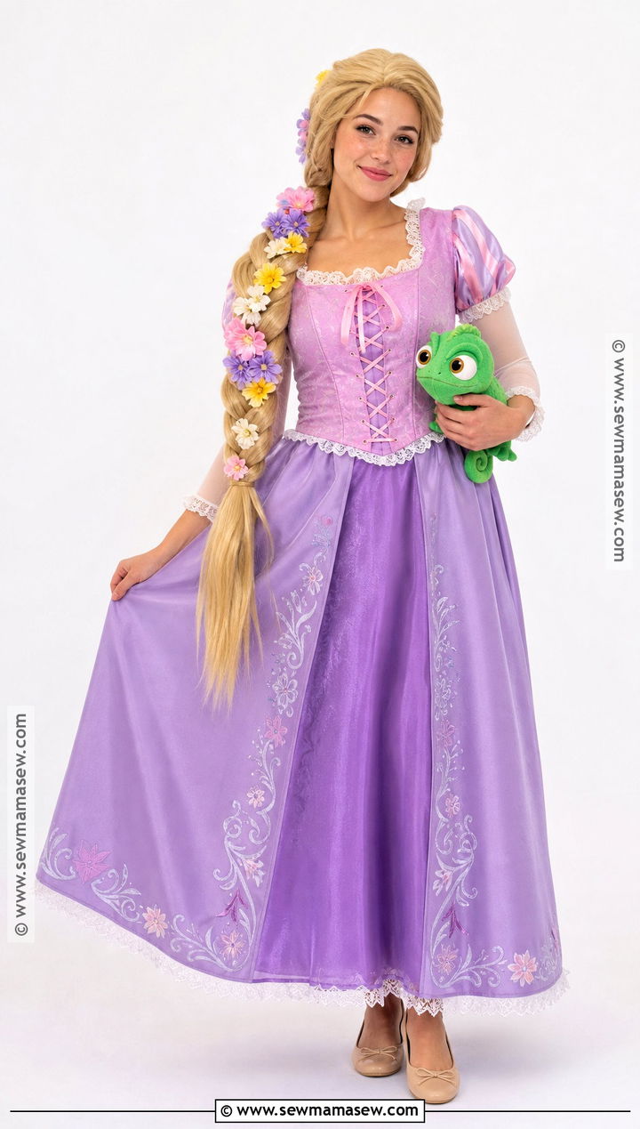 Classic Purple Rapunzel Costume - 30 tangled rapunzel costume ideas
