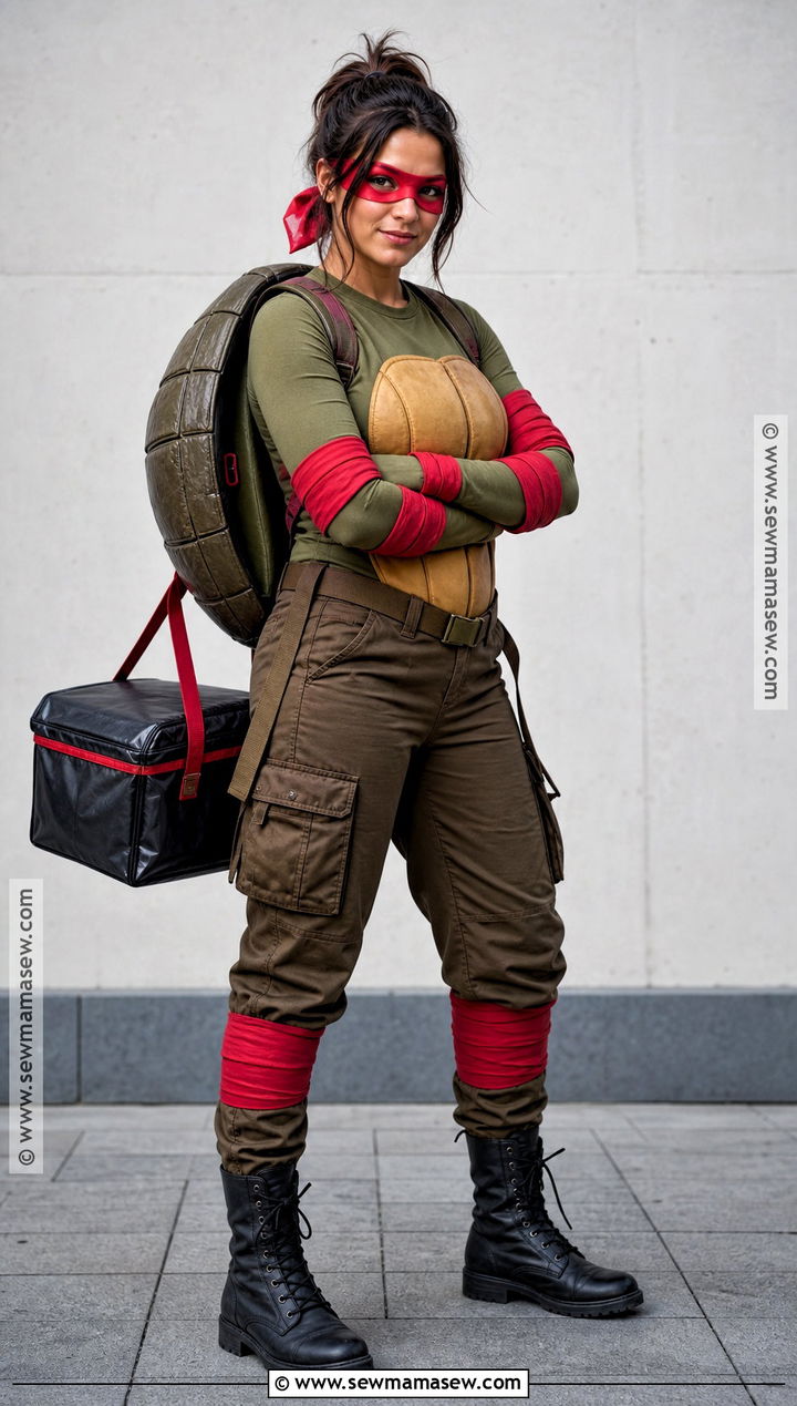 Classic Raphael Ninja Turtle Costume - 30 Ninja Turtle Costume Ideas for Women