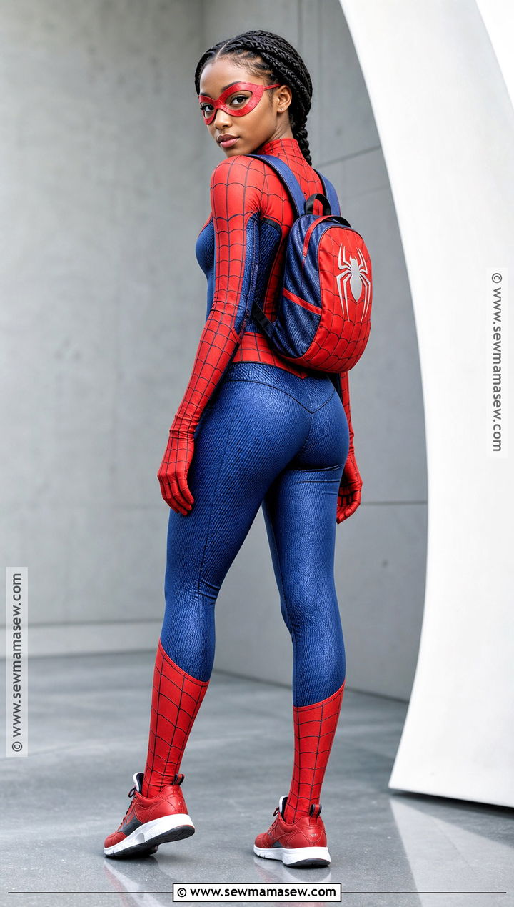 Classic Red And Blue Spider Man Costume - 30 girl spiderman costume ideas