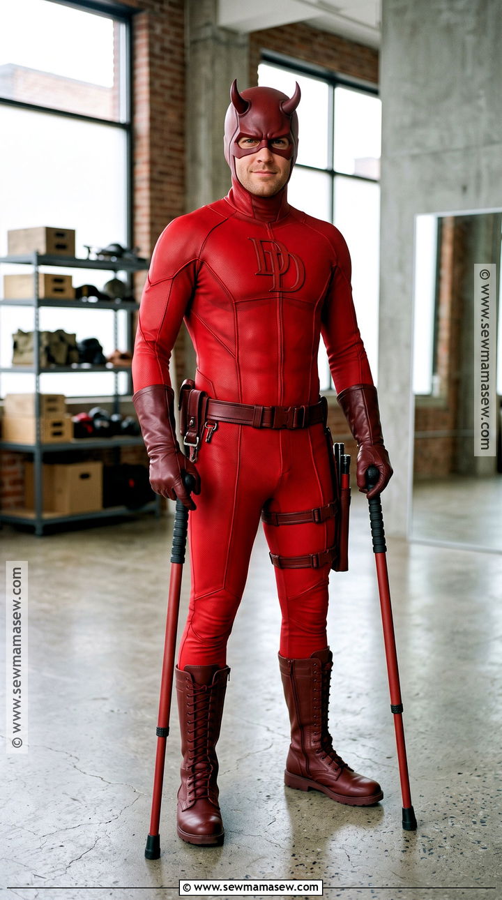 Classic Red Comic Daredevil Cosplay - 30 Daredevil Cosplay Ideas