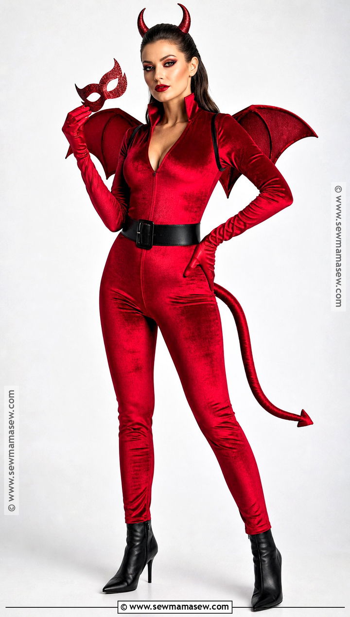 Classic Red Demon Halloween Costume - 35 demon halloween costume ideas