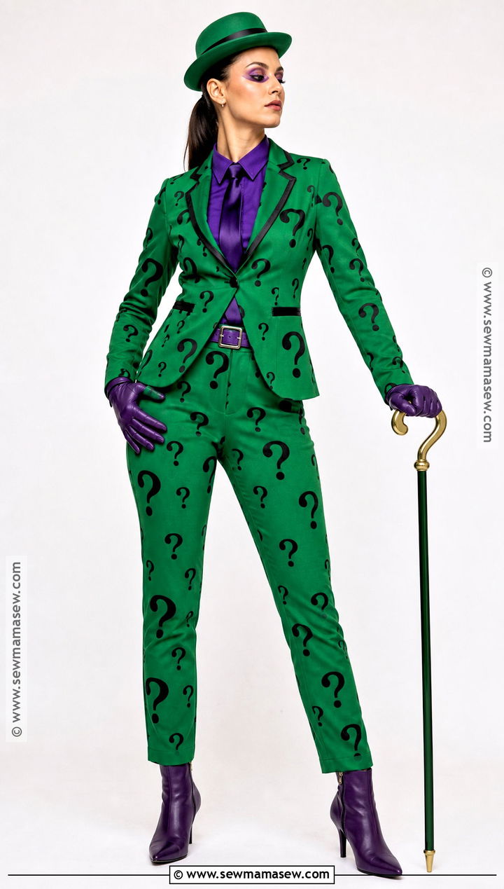Classic Riddler Costume For Women - 40 batman costume ideas for women