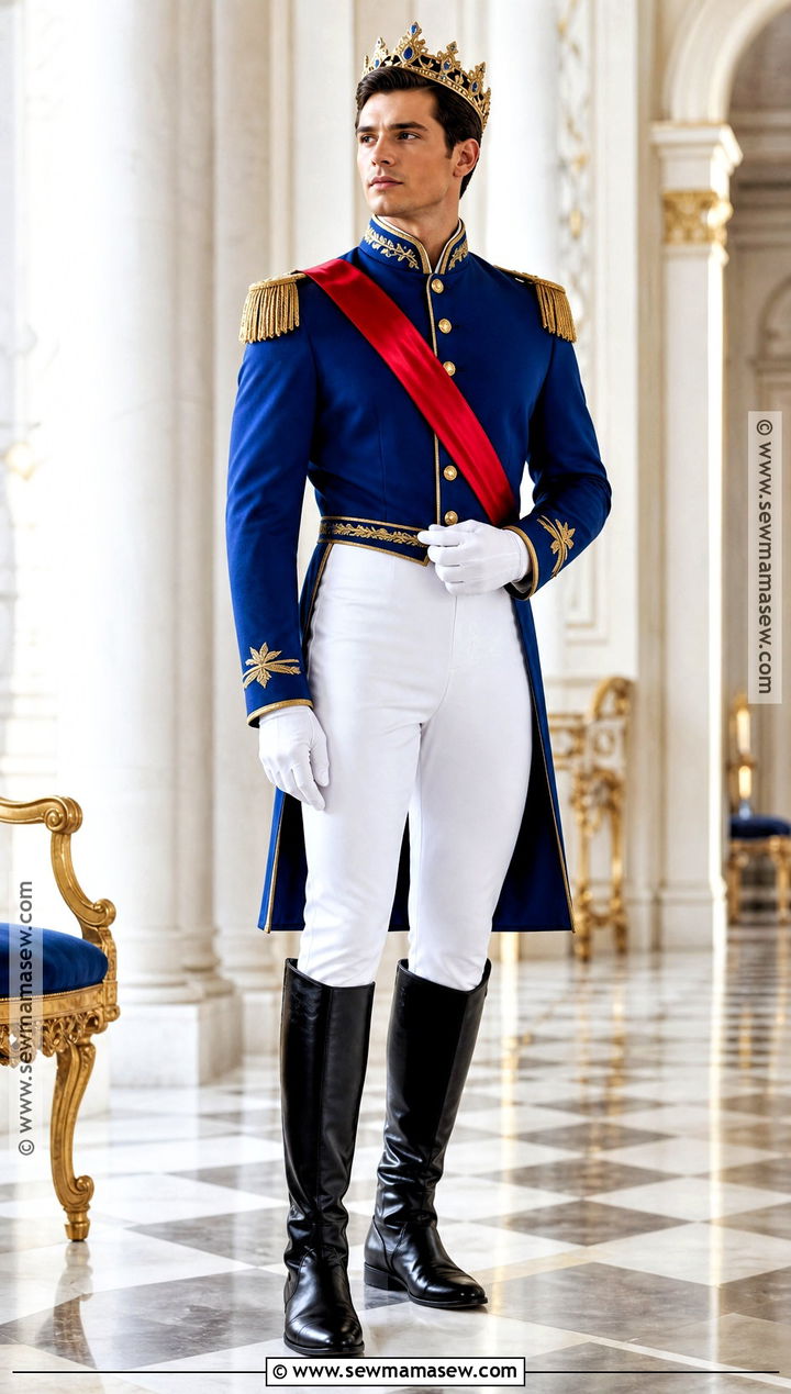 Classic Royal Blue Prince Costume - 35 prince costume ideas
