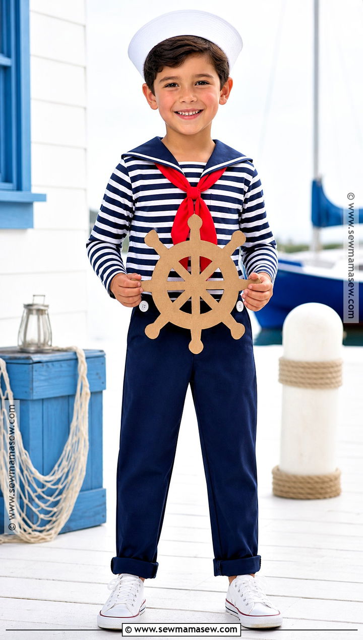 Classic Sailor Costume - 30 easy halloween costumes for kids