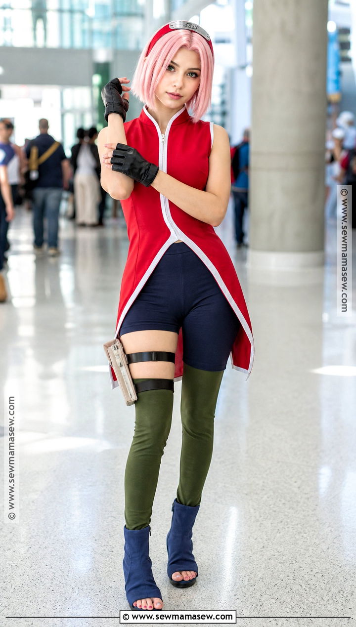 Classic Sakura Haruno Costume - 30 naruto costume ideas