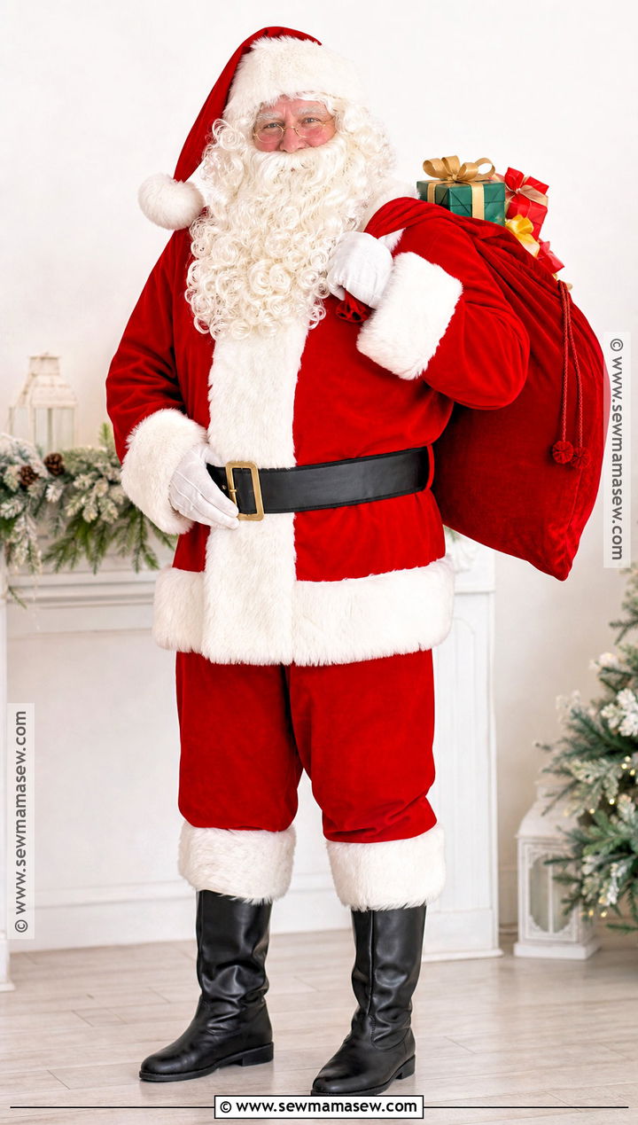 Classic Santa Claus Costume - 30 Christmas Halloween Costumes