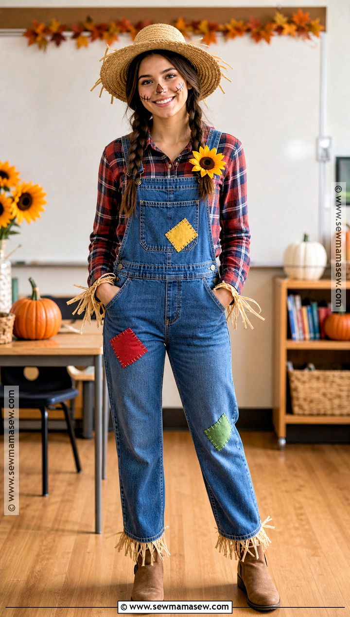 Classic Scarecrow Costume - 30 Easy Halloween Costumes For School