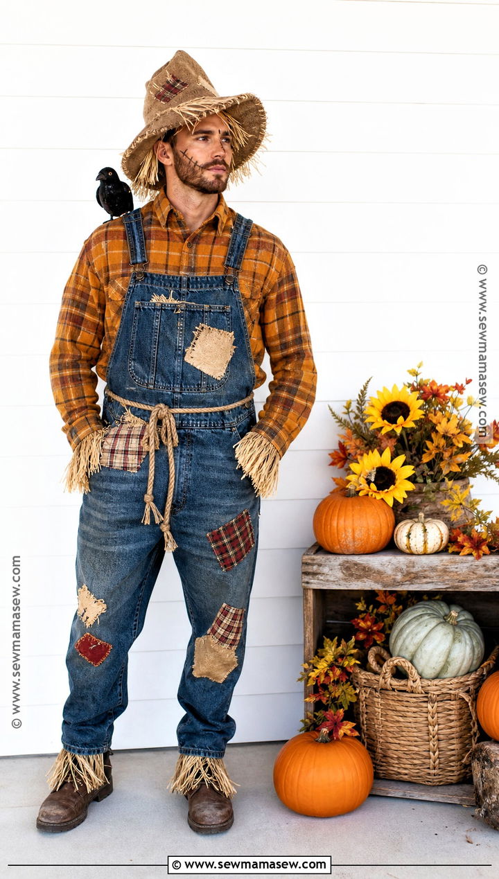 Classic Scarecrow Costume - 45 male halloween costumes