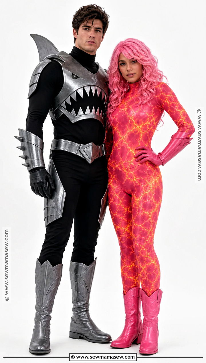 Classic Sharkboy And Lavagirl Couple Costume - 30 shark boy and lava girl costumes