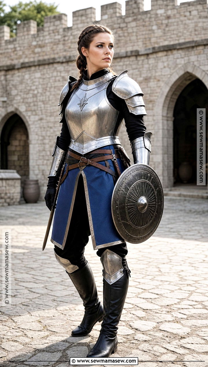Classic Silver Female Knight Costume - 30 female knight costume ideas