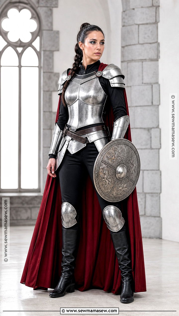 Classic Silver Knight Costume - 35 Knight Costume Ideas for Women
