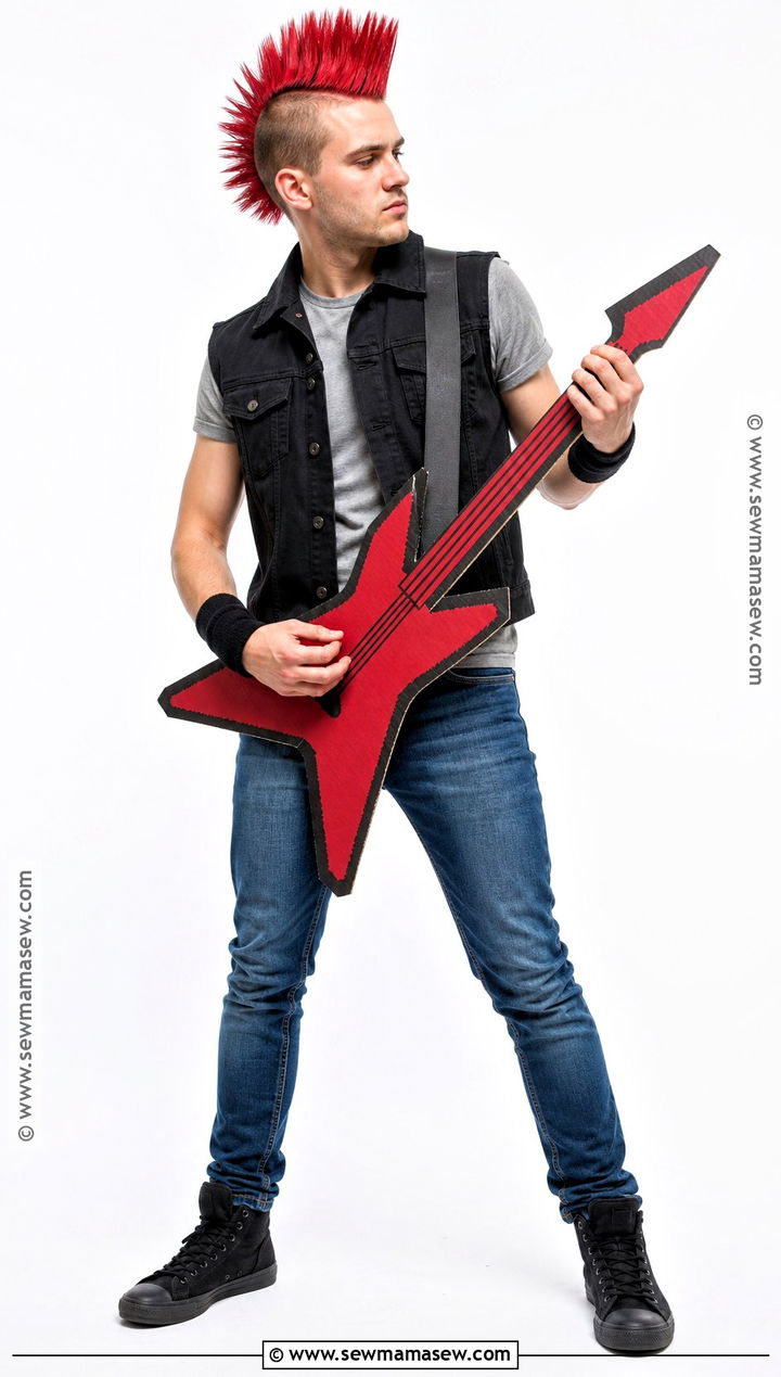 Classic Spike Costume With Guitar - 50 subway surfers costume ideas