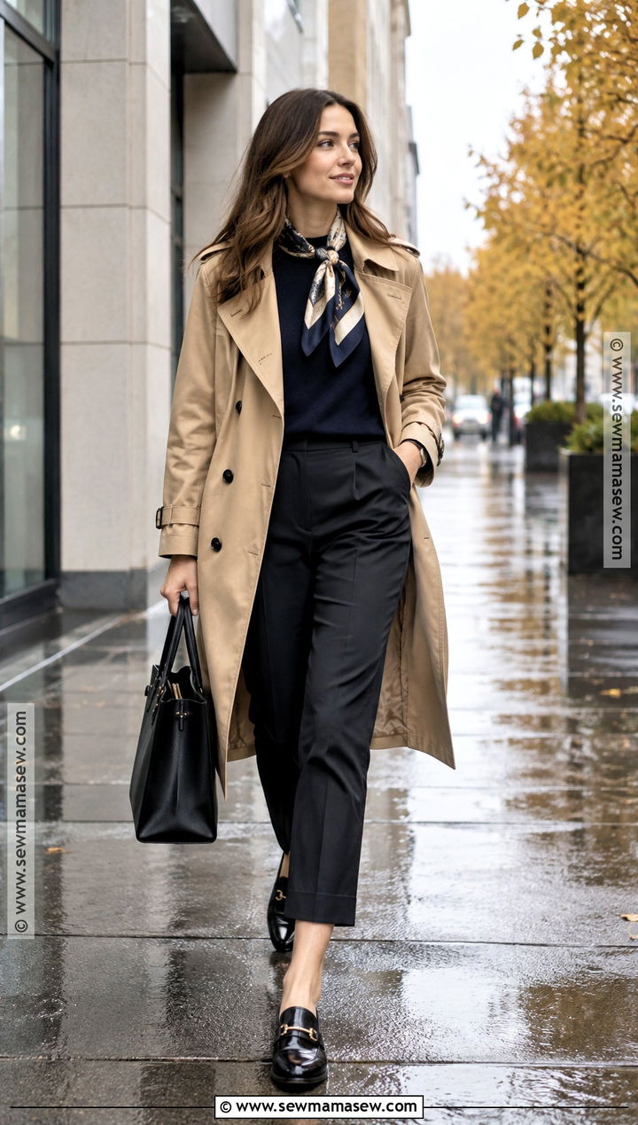 Classic Trench Coat Outfit - 15 autumn and winter coats 2026