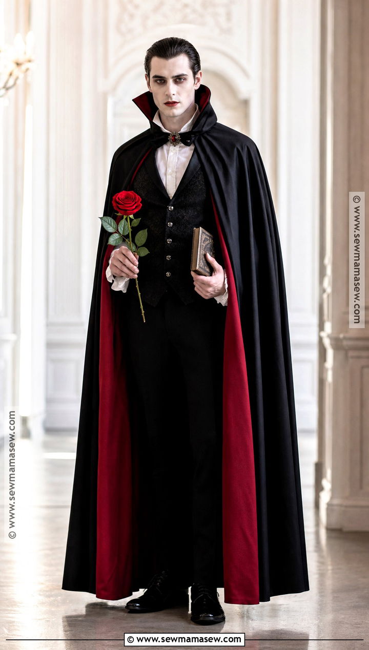 Classic Vampire Costume - 30 easy halloween costumes for men