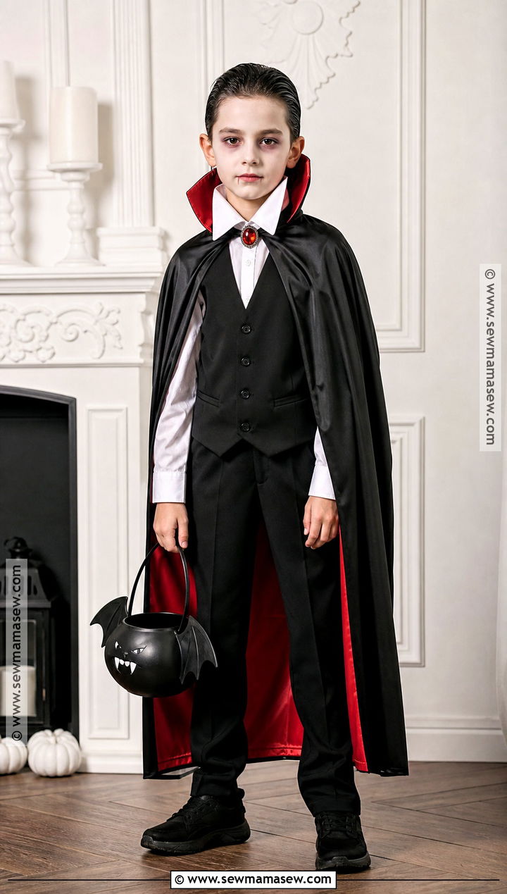 Classic Vampire Costume - 45 boy halloween costumes