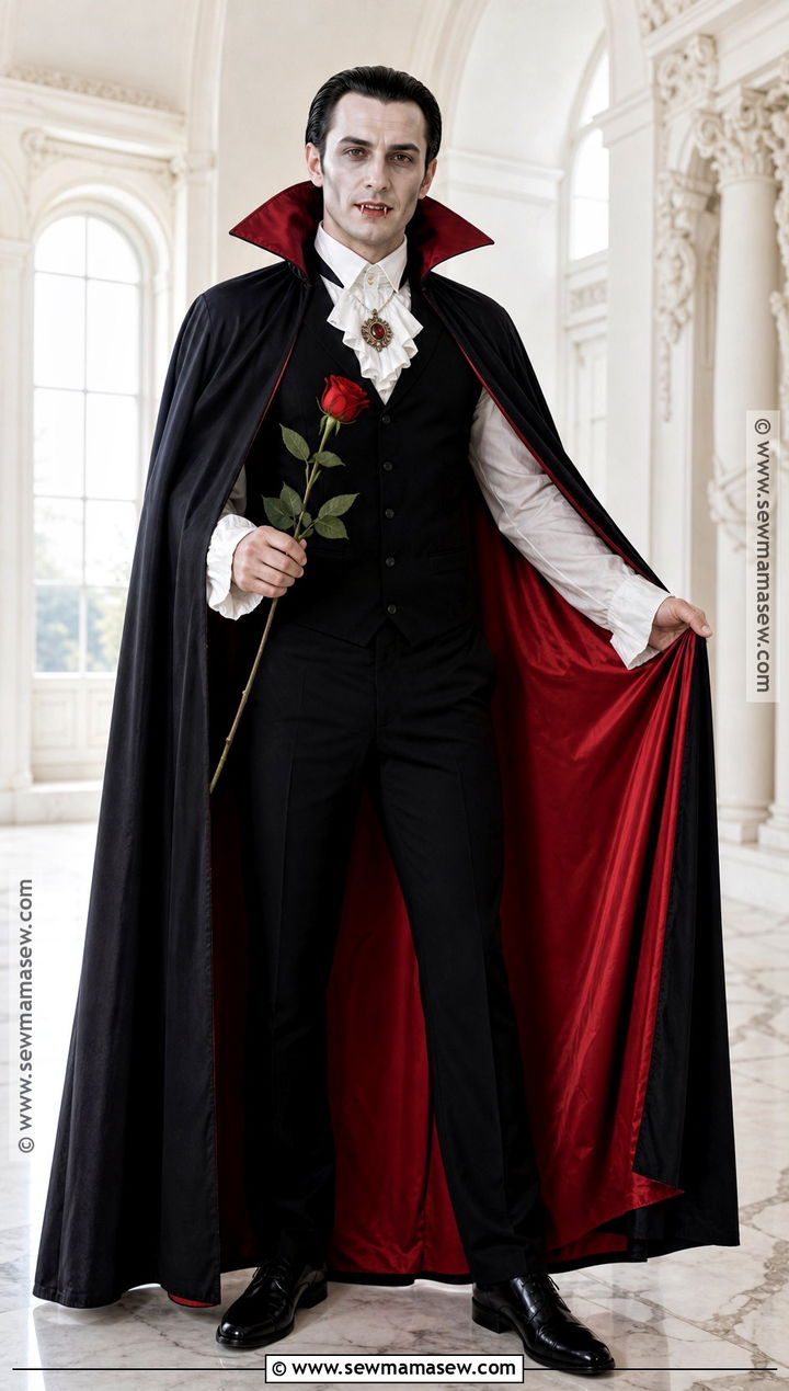 Classic Vampire Costume - 30 easy guy halloween costumes