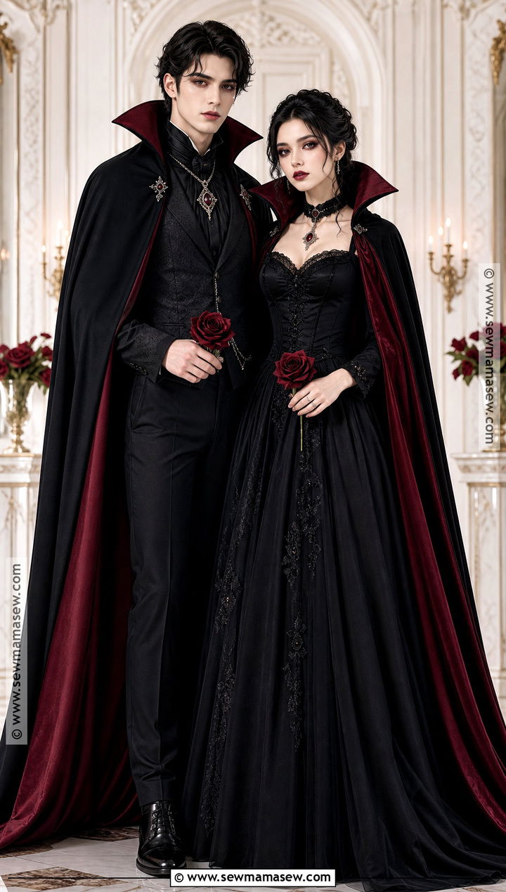 Classic Vampire Couple Costume - 40 easy couple costumes