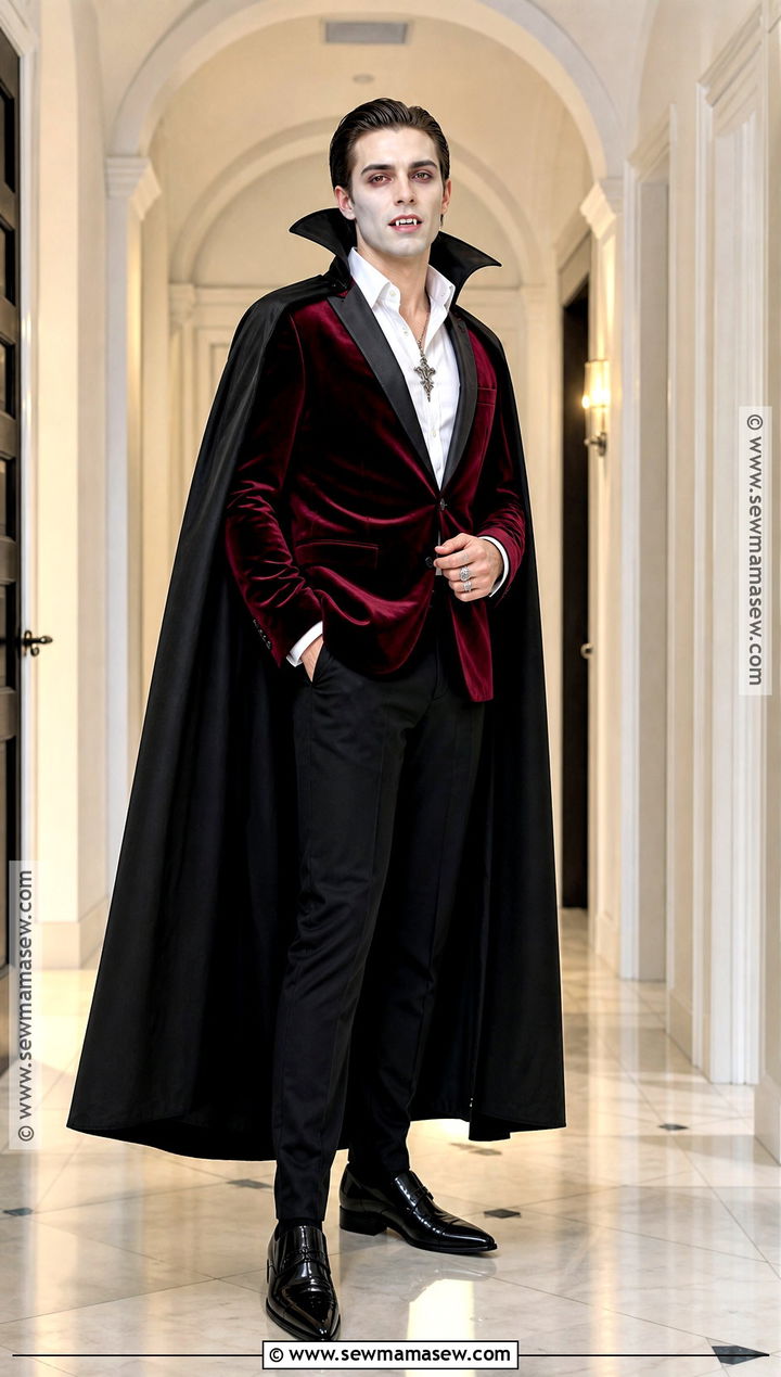 Classic Vampire Halloween Outfit - 35 halloween outfit ideas for men