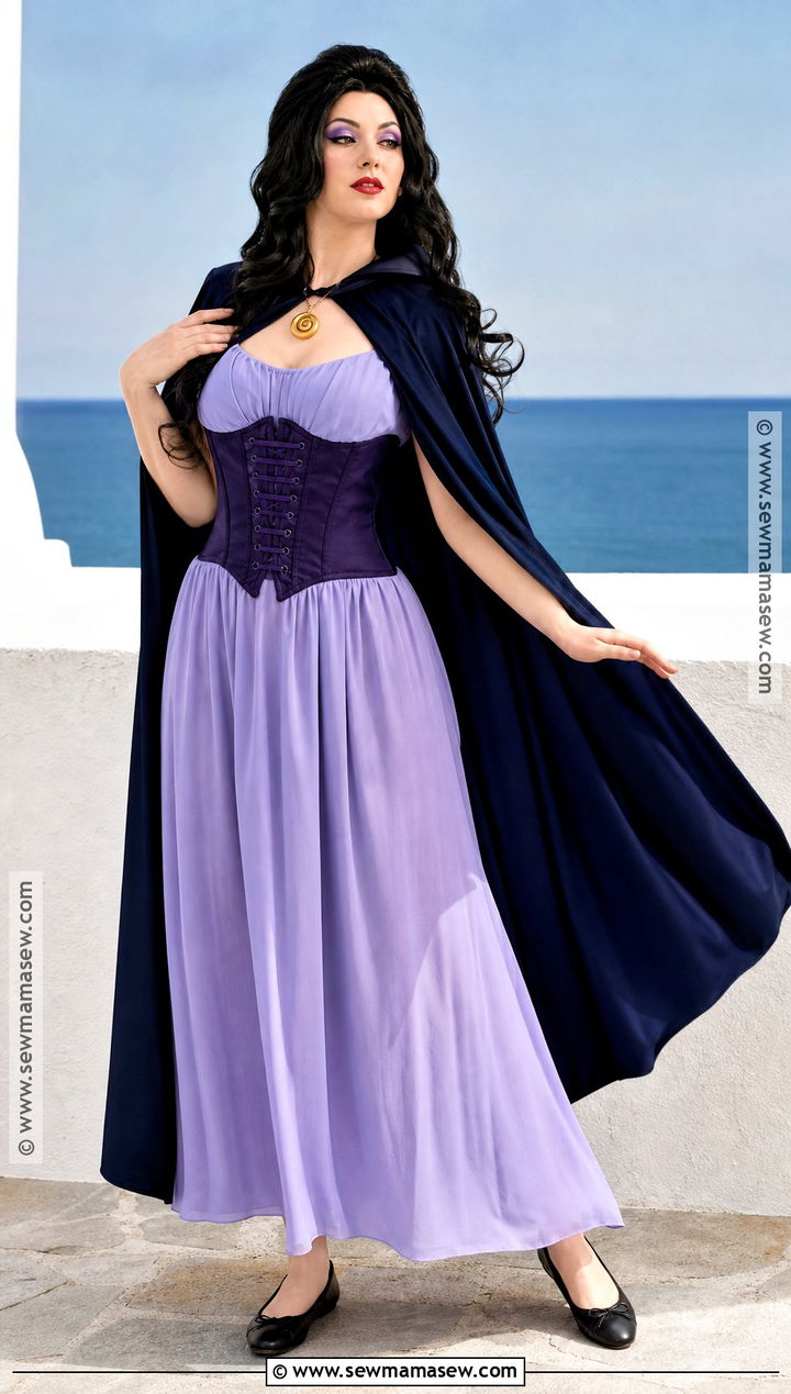 Classic Vanessa Costume With Purple Dress - 30 Vanessa Little Mermaid Costume Ideas