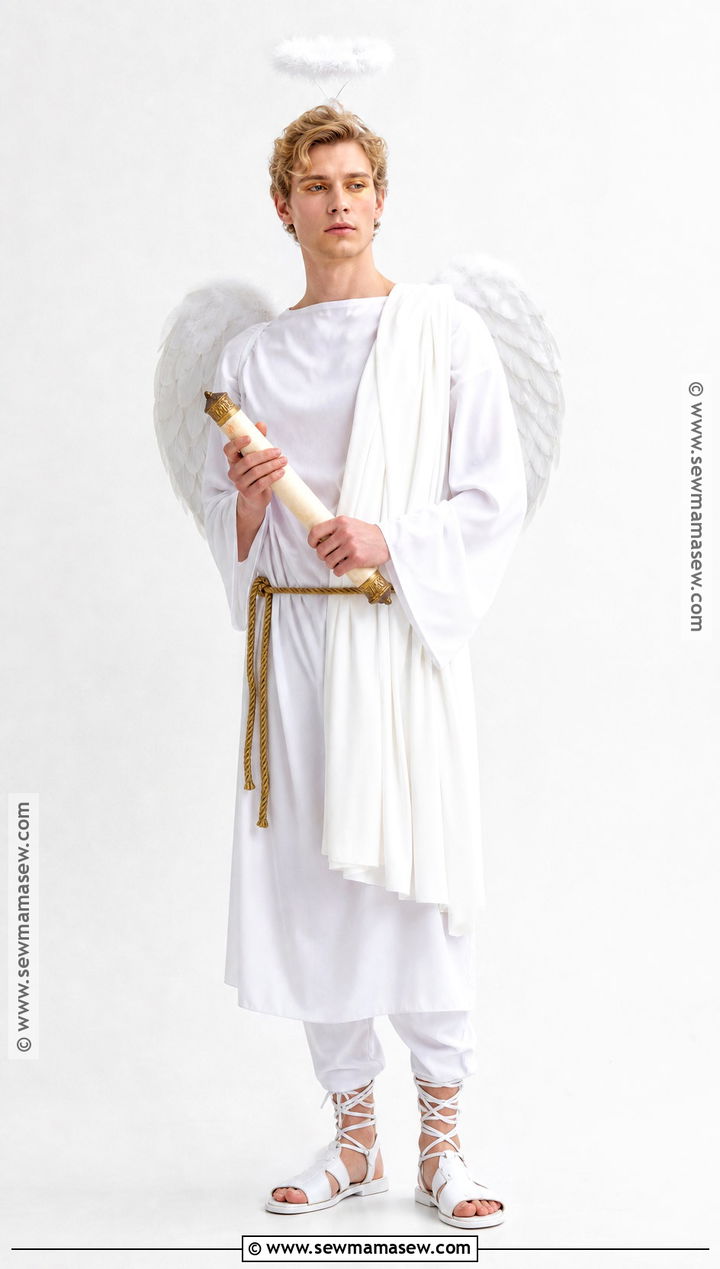 Classic White Angel Costume For Men - 30 angel costume ideas for men