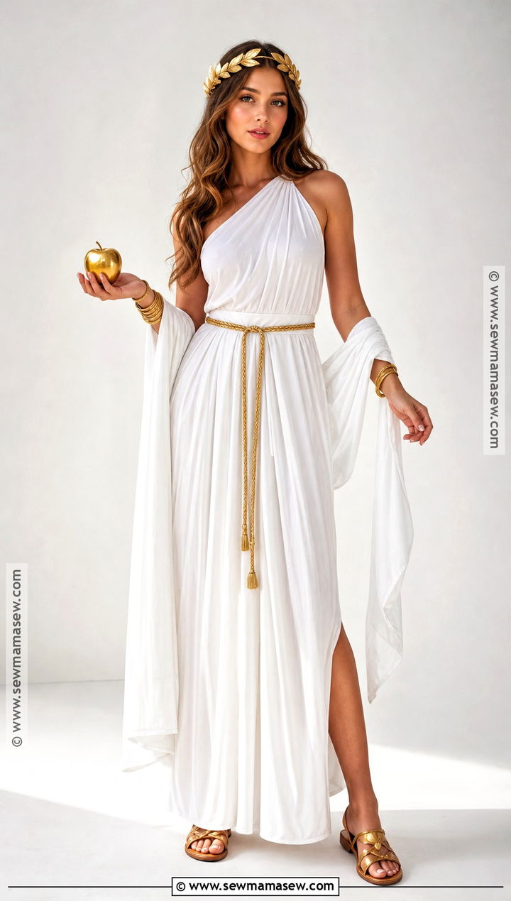 Classic White Aphrodite Halloween Costume - 30 aphrodite halloween costume ideas