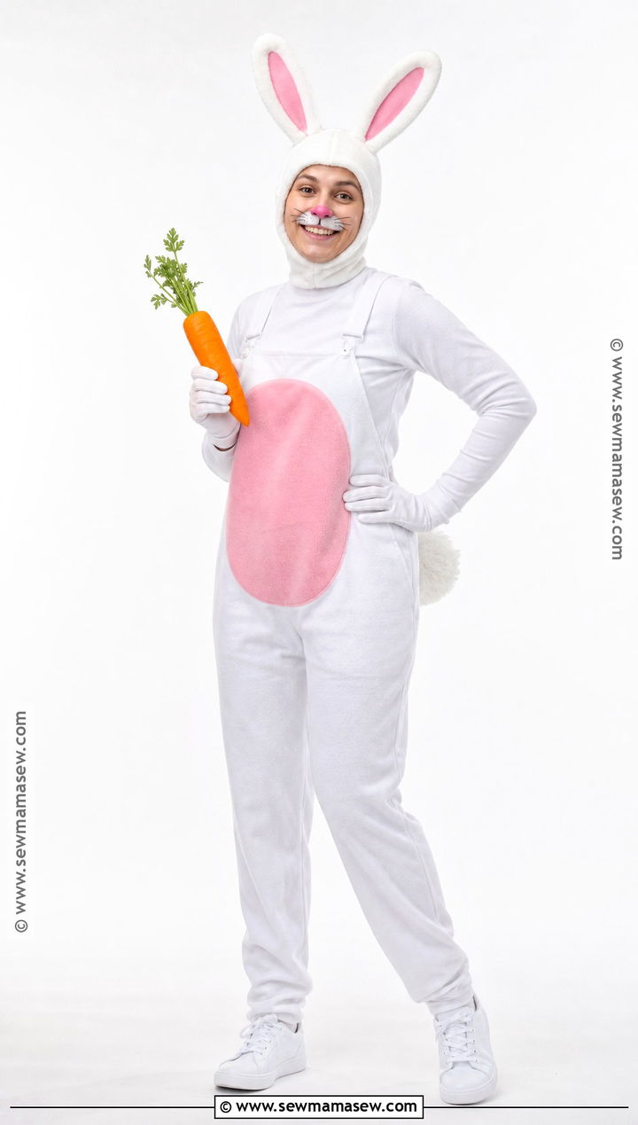 Classic White Bunny Costume - 35 halloween costumes bunny