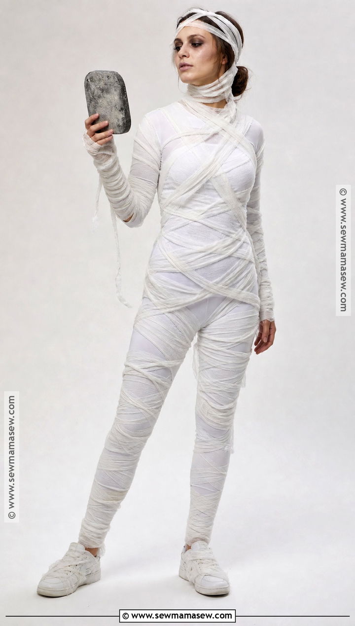 Classic White Mummy Costume - 35 mummy costume ideas for women