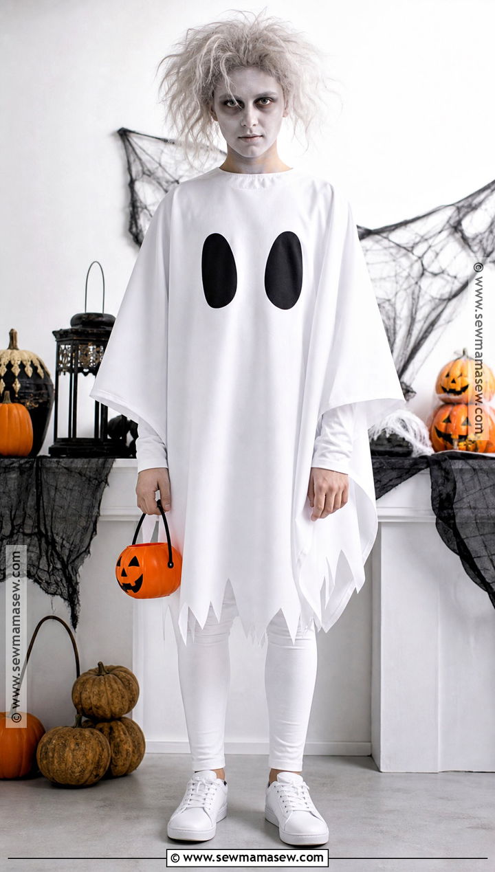 Classic White Sheet Ghost Costume - 30 Halloween Costumes Ghost