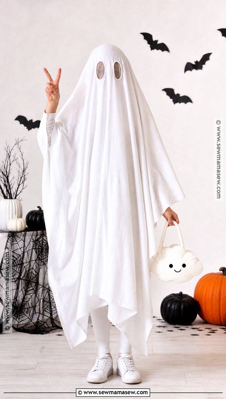 Classic White Sheet Ghost Costume - 30 ghost clothes