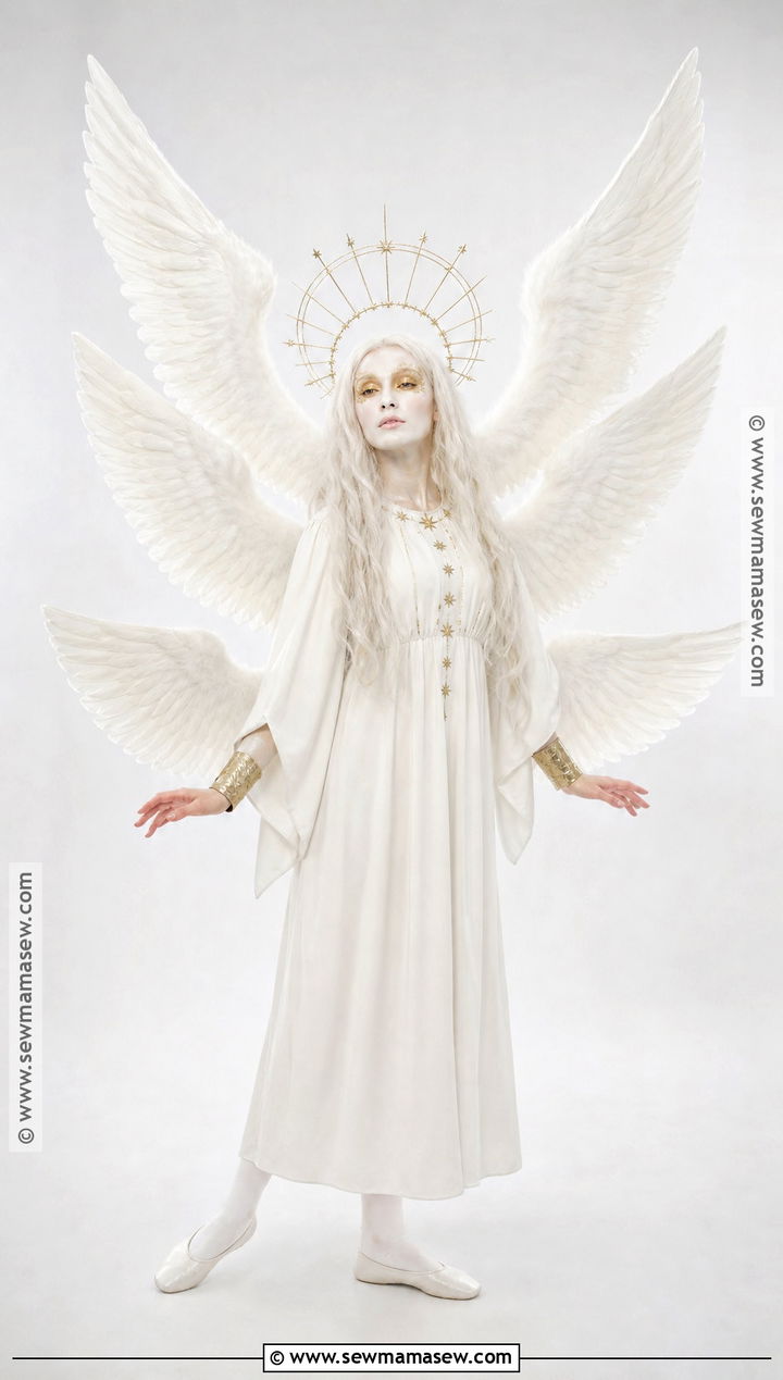 Classic White Six Wing Seraphim Costume - 30 Seraphim Costume Ideas