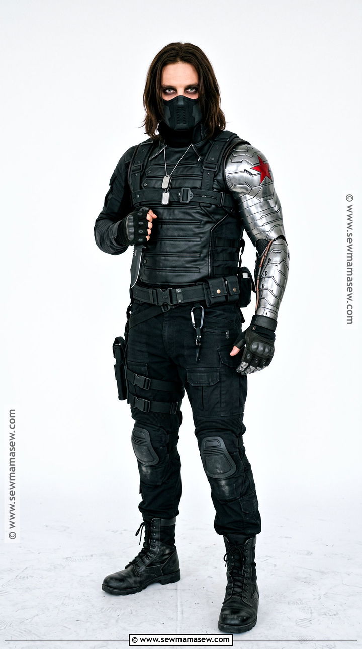Classic Winter Soldier Costume With Mask - 30 winter soldier costume ideas