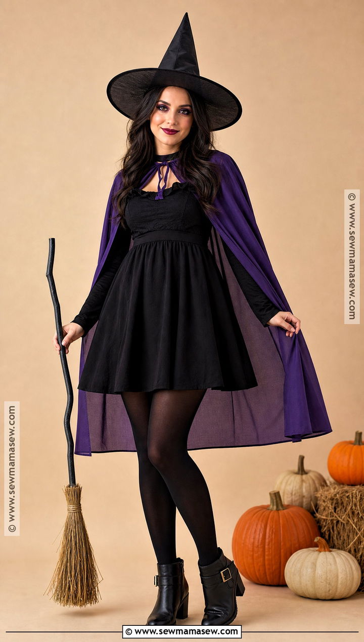 Classic Witch Costume - 40 low effort halloween costume ideas