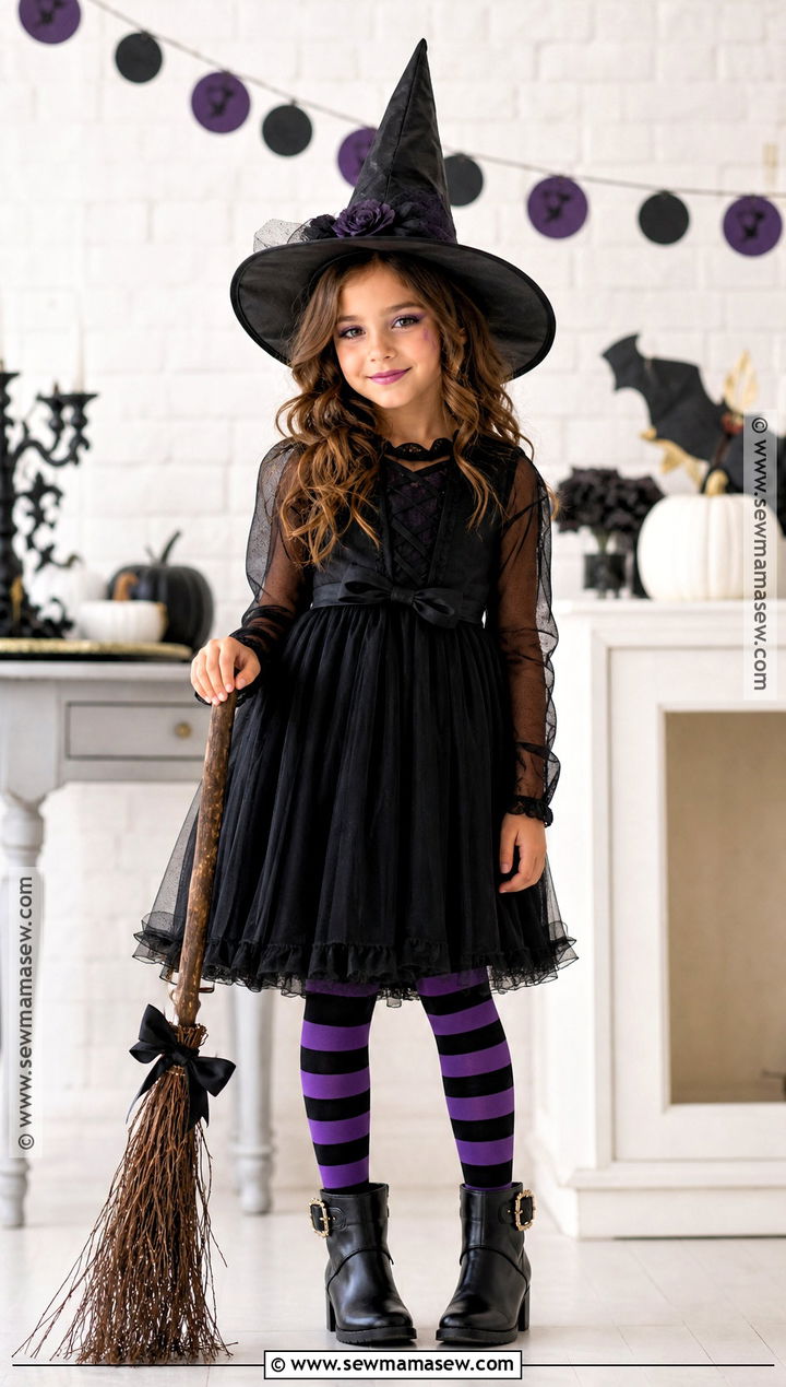 Classic Witch Costume For Girls - 30 girl halloween costumes for kids