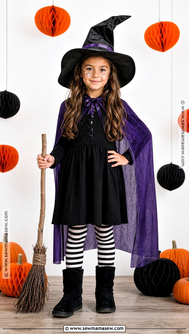 Classic Witch Costume For Kids - 40 halloween costumes for kids